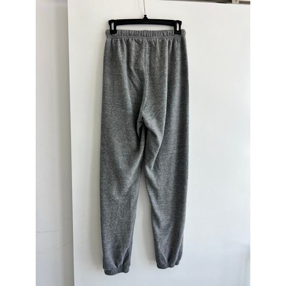 Aviator Nation Bolt Heart Cotton Blend Joggers In Heather Grey size S - Picture 3 of 10